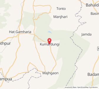 Map of Komordungi, Jharkhand