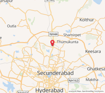 Map of Kompalli, Andhra Pradesh