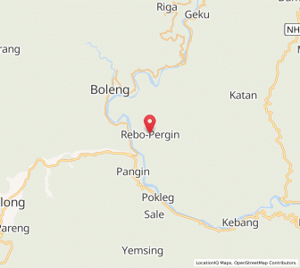 Map of Komsing, Arunachal Pradesh