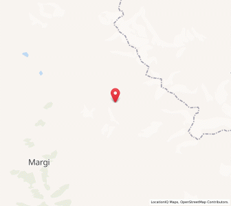 Map of Kon Nag, Kashmir