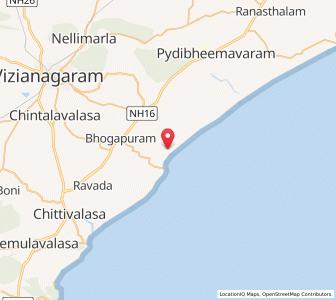 Map of Konada, Andhra Pradesh