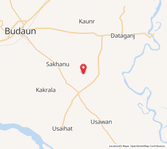Map of Konda Gujar, Uttar Pradesh