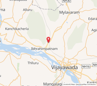 Map of Kondapalle, Andhra Pradesh