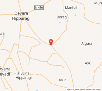 Map of Kondguli, Karnataka