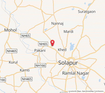 Map of Kondi, Maharashtra