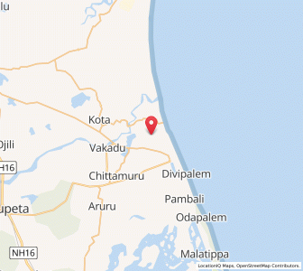 Map of Kondur, Andhra Pradesh