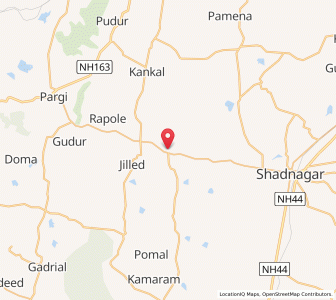 Map of Kondurg, Andhra Pradesh