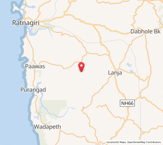 Map of Kont, Maharashtra