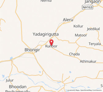 Map of Konur, Andhra Pradesh