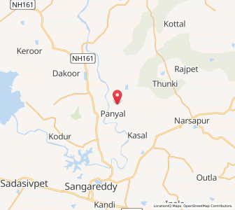 Map of Konyala, Andhra Pradesh