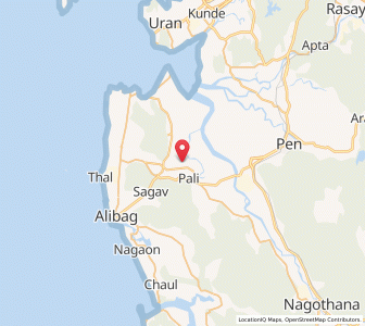 Map of Kopar, Maharashtra