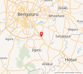 Map of koppana Agrahara, Karnataka