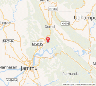 Map of Kor Jagir, Kashmir