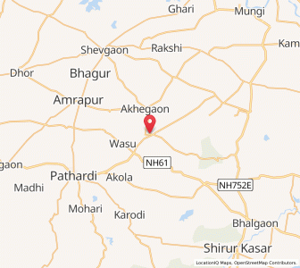 Map of Koradgaon, Maharashtra