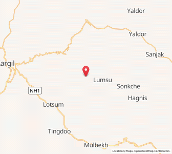 Map of Korit, Kashmir