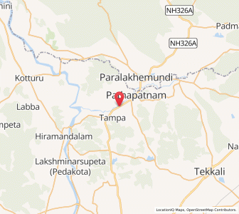 Map of Korosavada, Andhra Pradesh