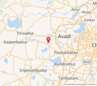 Map of Kosavanpalaiyam, Tamil Nadu