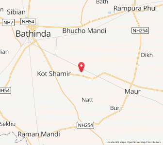 Map of Kot Fateh, Punjab