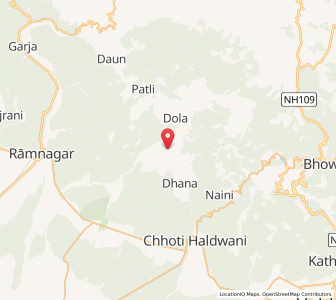 Map of Kota Bagh, Uttarakhand