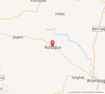Map of Kotalpur, West Bengal