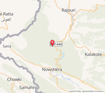 Map of Kotari, Kashmir