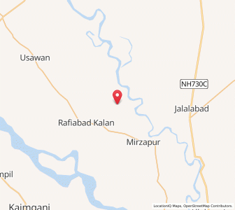 Map of Kothi Gulauthi, Uttar Pradesh