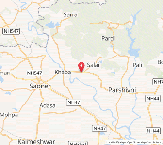 Map of Kothulna, Maharashtra