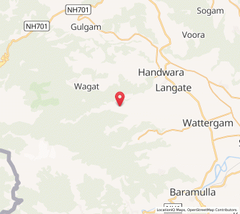 Map of Kotlari, Kashmir