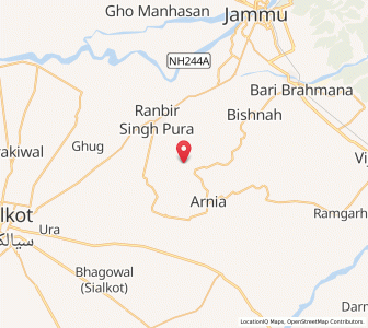Map of Kotli Mafi, Kashmir