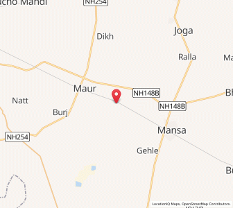 Map of Kotli Mauran, Punjab