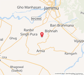 Map of Kotli Miyan, Kashmir