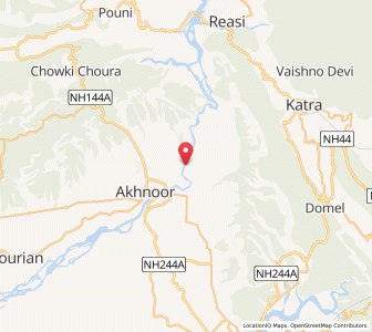 Map of Kotli Panditan, Kashmir