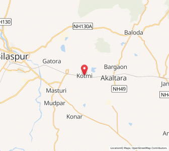 Map of Kotmi, Chhattisgarh
