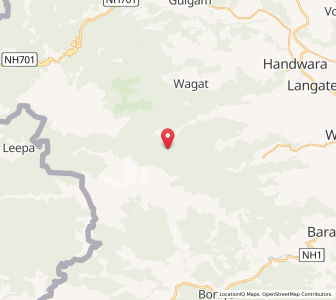 Map of Kotpathar, Kashmir
