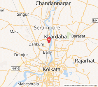 Map of Kotrung, West Bengal