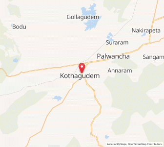 Map of Kottagudem, Andhra Pradesh