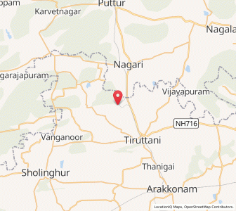 Map of Kottamandur, Tamil Nadu