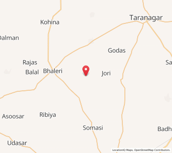 Map of Kotwad Chhota, Rajasthan