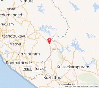 Map of Kovillur, Tamil Nadu