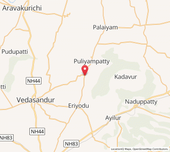 Map of Kovilur, Tamil Nadu