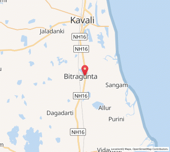 Map of Kovurupalle, Andhra Pradesh