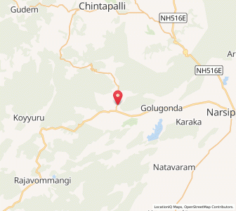 Map of Krishnadevipeta, Andhra Pradesh