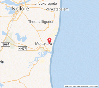 Map of Krishnapatnam, Andhra Pradesh
