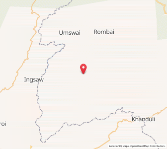 Map of Kseh Kynthang, Assam