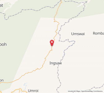 Map of Ksehkma Bazar, Meghalaya