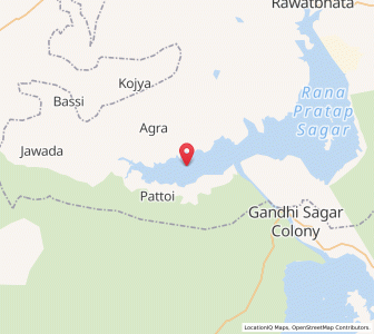 Map of Kuakhera, Rajasthan