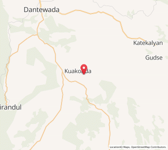 Map of Kuakonda, Chhattisgarh