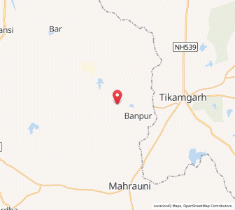 Map of Kuan, Uttar Pradesh