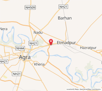 Map of Kuberpur, Uttar Pradesh