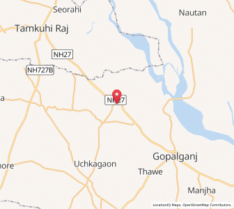 Map of Kuchai Kot, Bihar